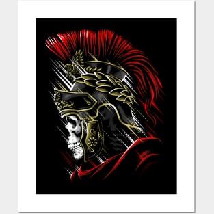 Roman Skull Posters and Art